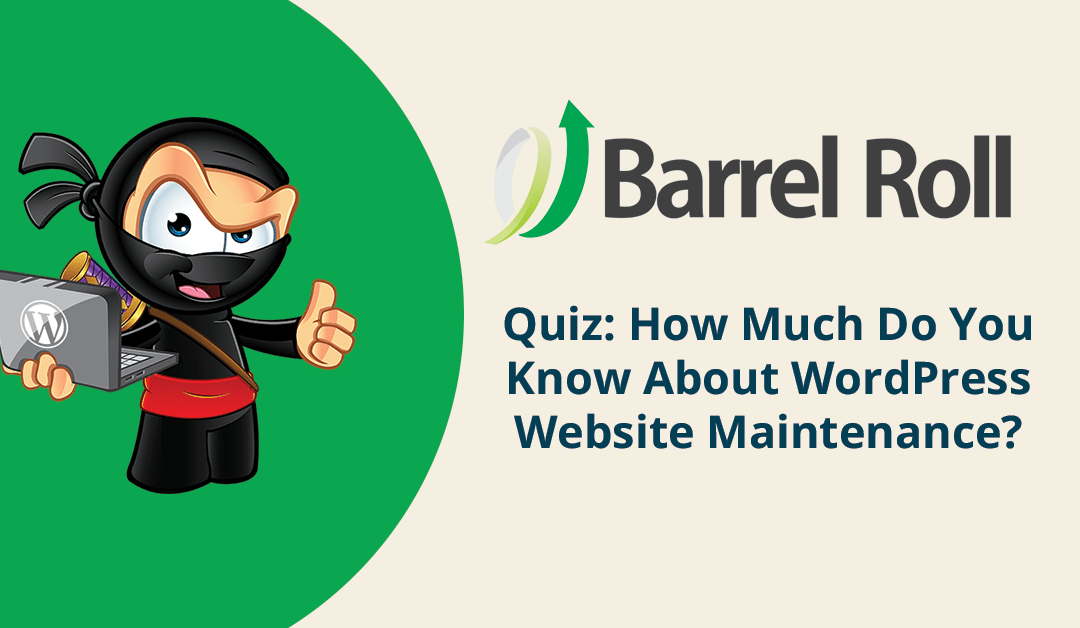 WordPress Maintenance Quiz